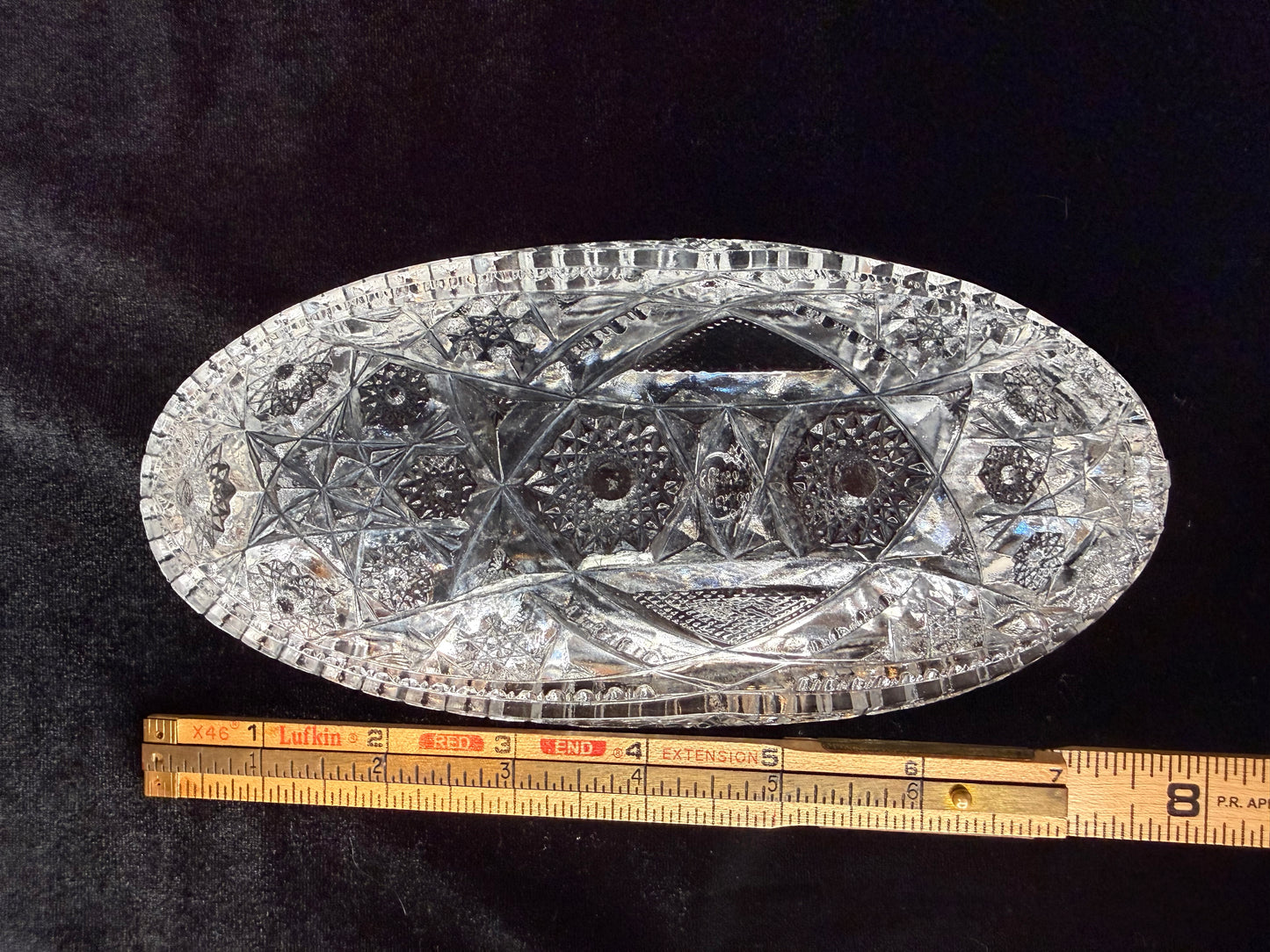 Vintage Pres Cut Celery Dish