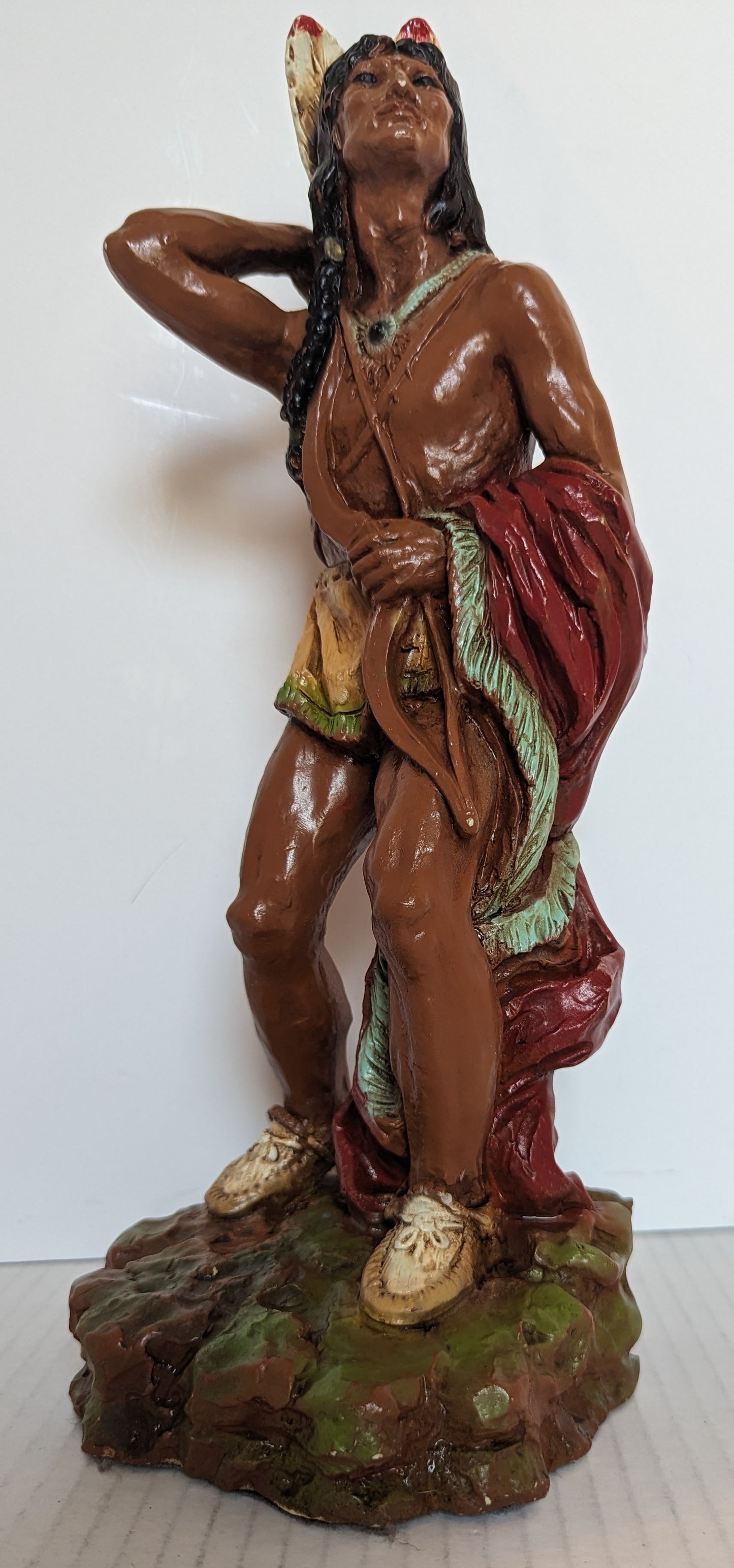 Vintage Native American Statue