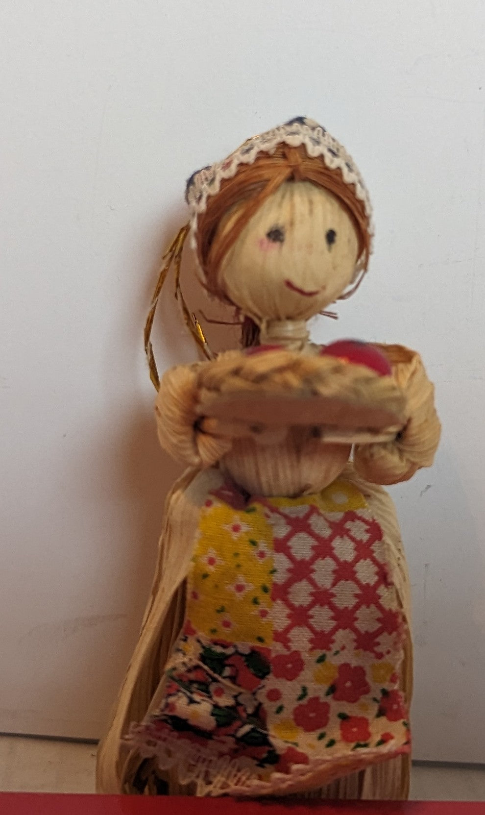 Ornament, Corn Husk Girl