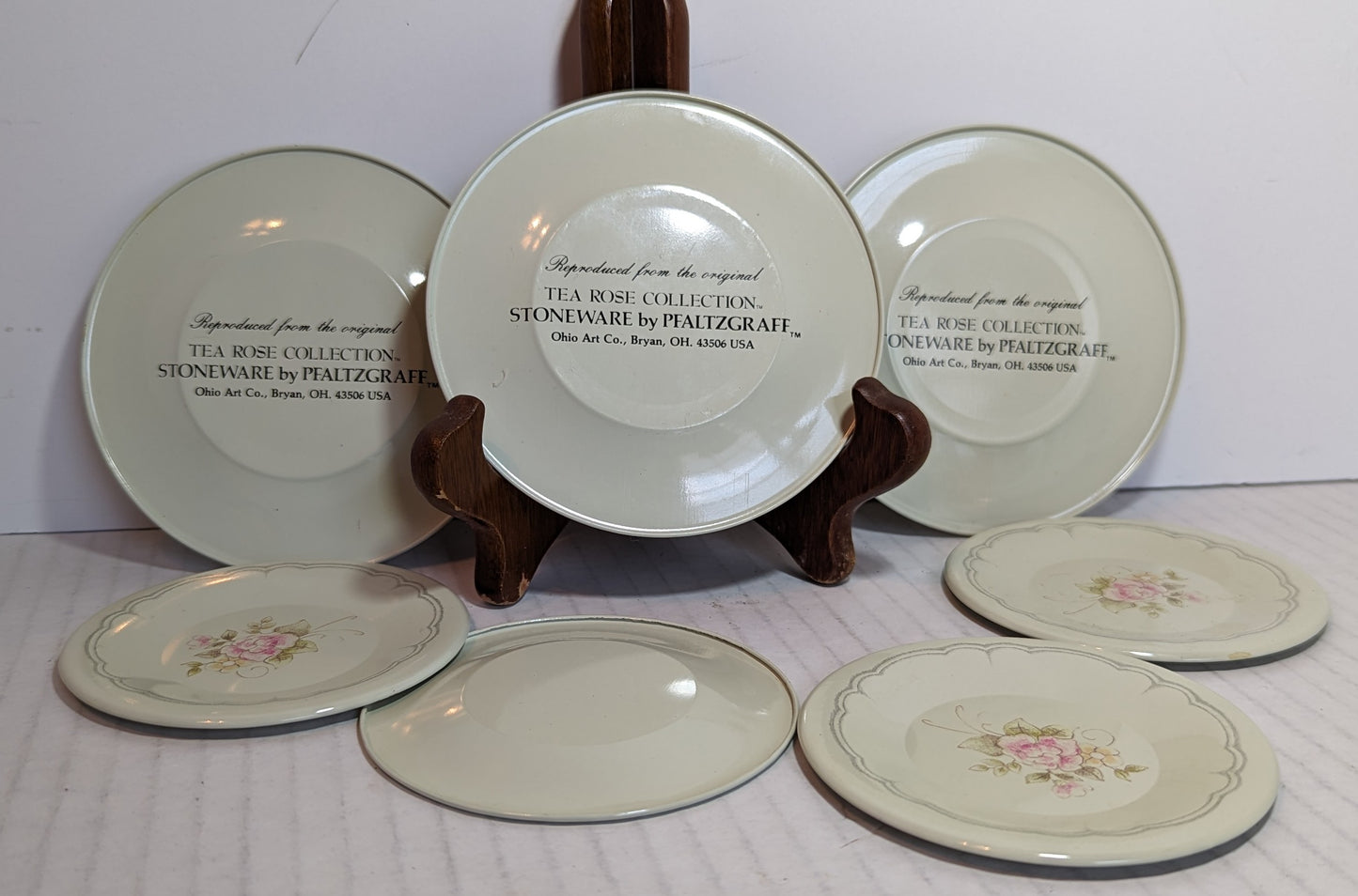 Pfaltzgraff Childs Tea Set Plates