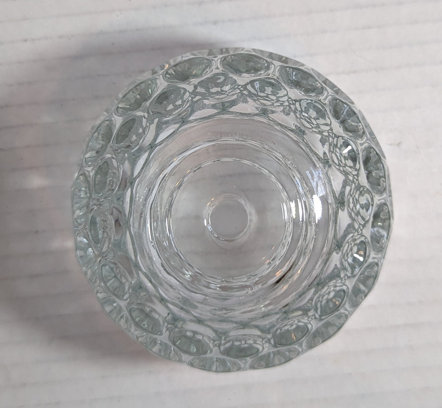 Fitz and Floyd, Crystal Tealight/Votive Candle Holder/Rose Bowl