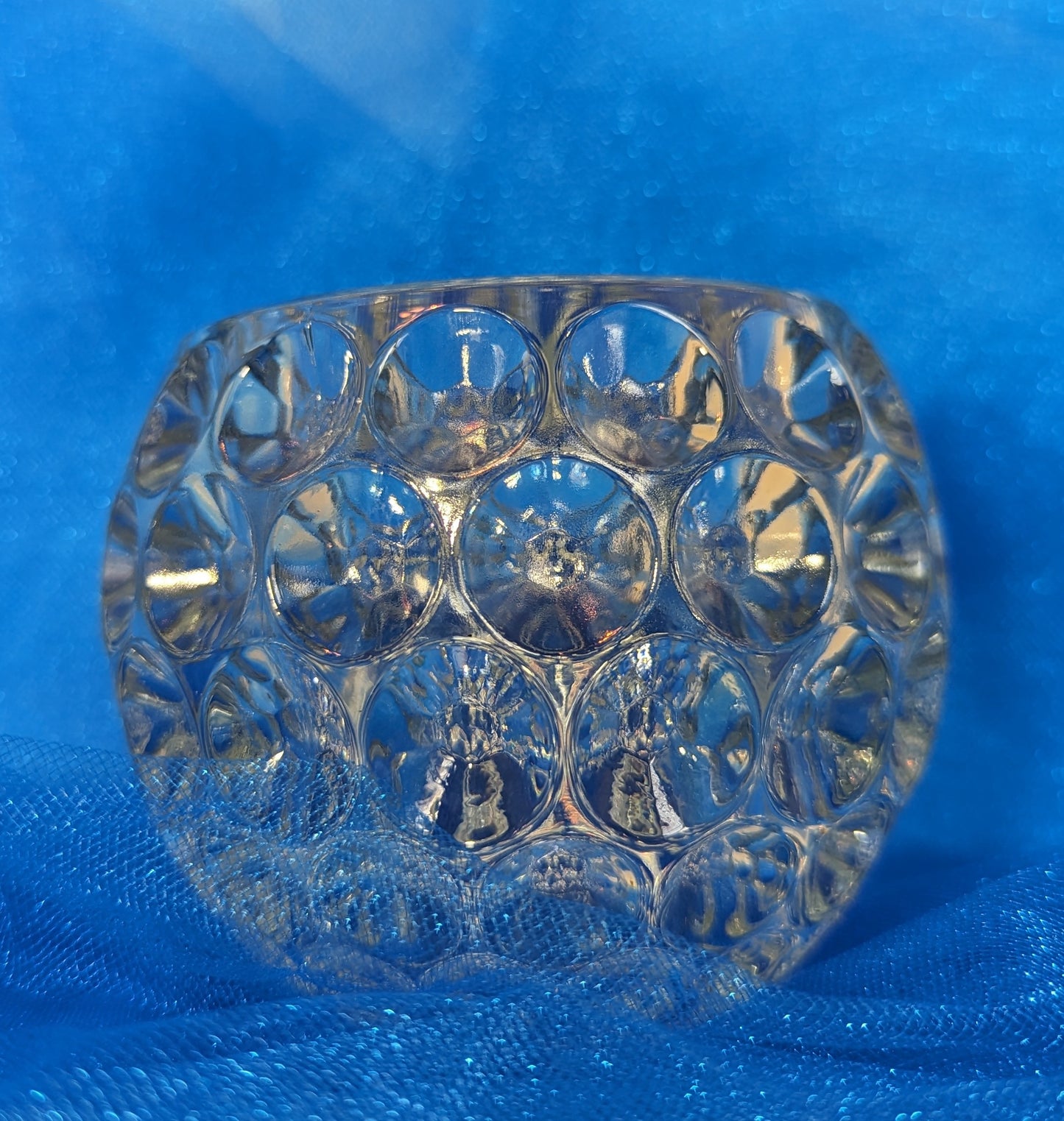 Fitz and Floyd, Crystal Tealight/Votive Candle Holder/Rose Bowl