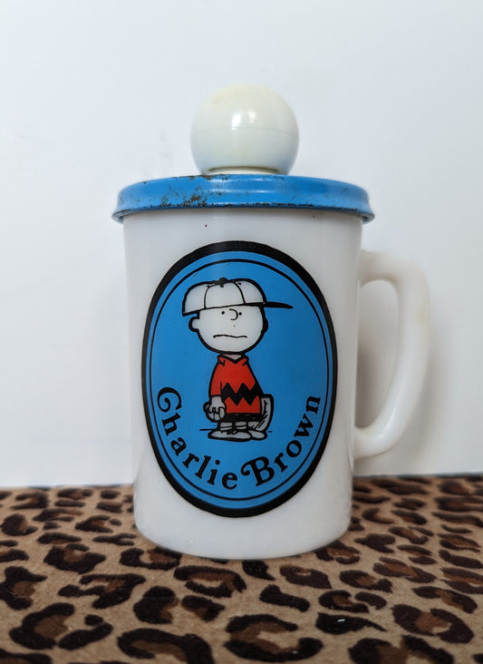 1969 Avon Charlie Brown Bubble Bath Mug