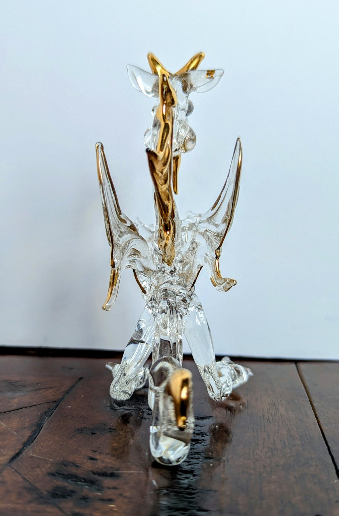 Blown Glass Dragon Figurine