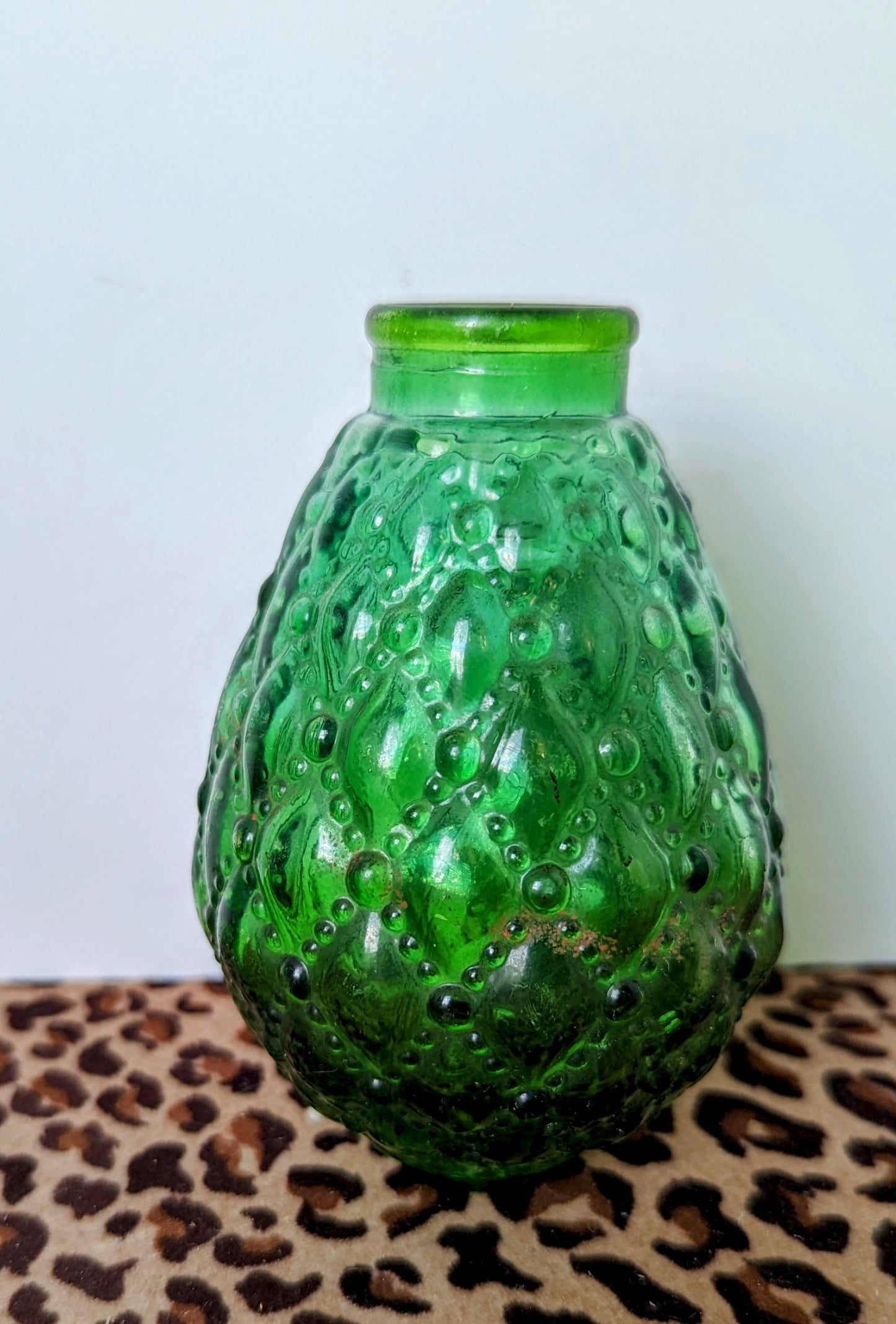 Glass Quilted Globe for mini oil lamp