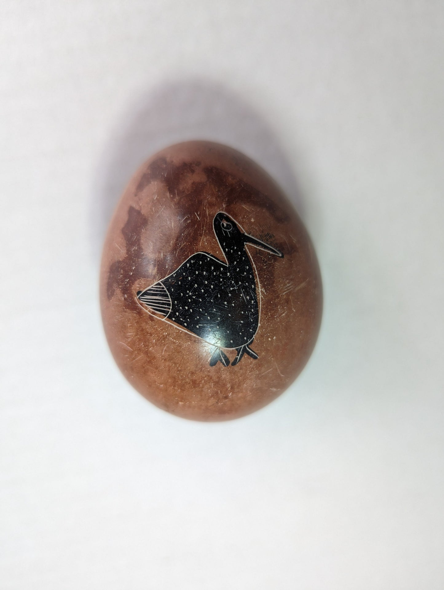 Decorative Hand Carved Stone Egg