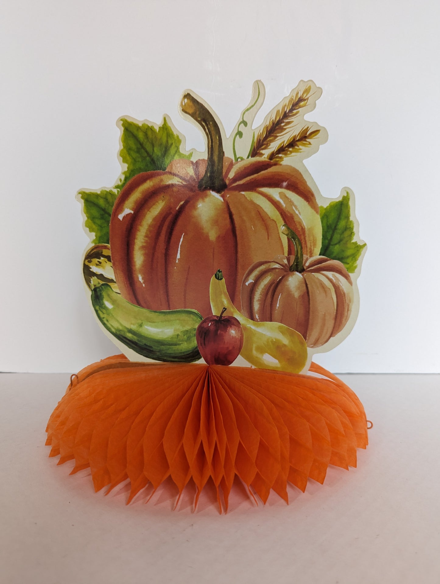 Vintage Fall Accordion Paper Centerpiece