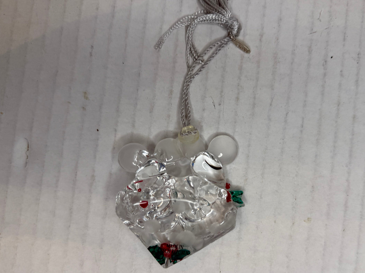 2007 Lenox "Bless our home" Mouse Ornament