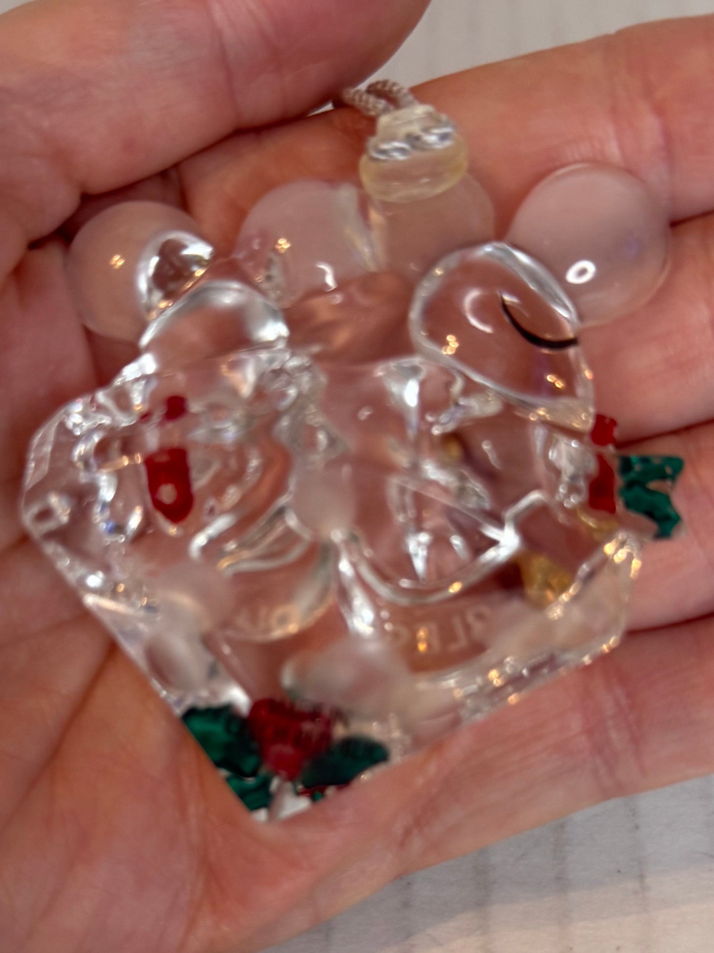 2007 Lenox "Bless our home" Mouse Ornament