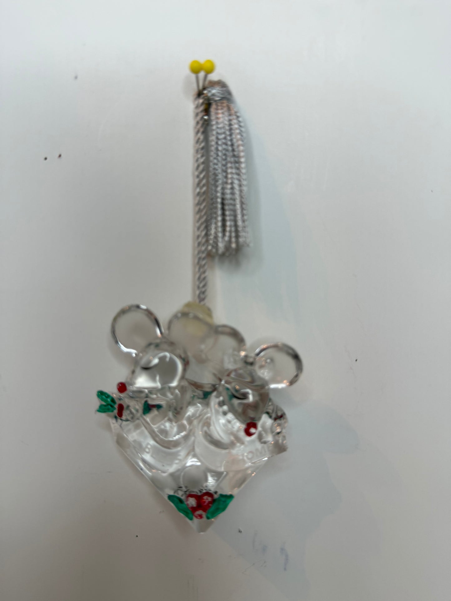 2007 Lenox "Bless our home" Mouse Ornament