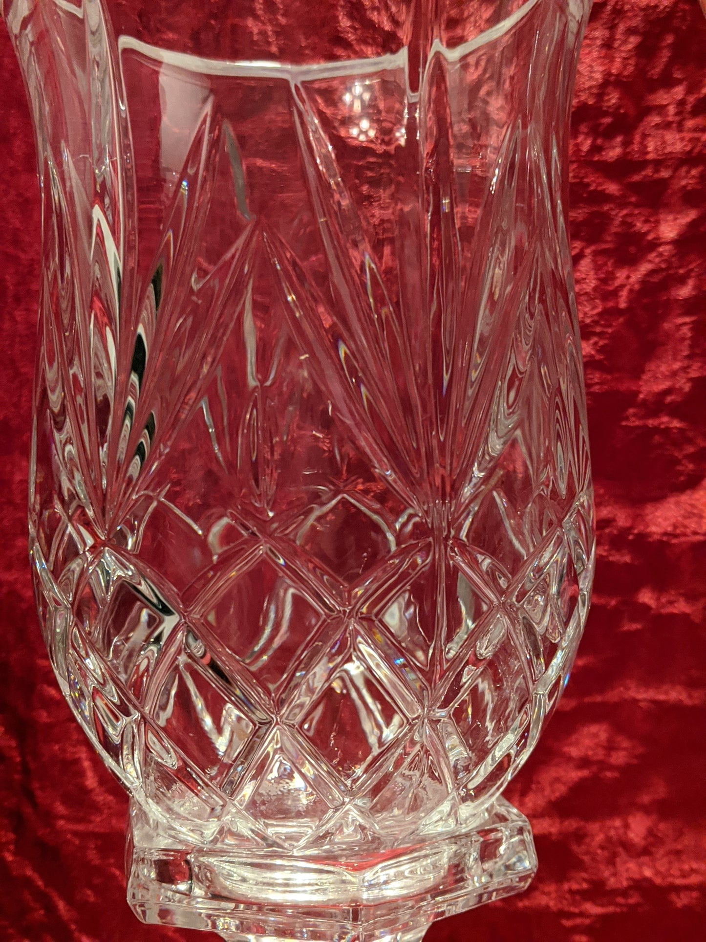 Shannon Crystal Lexington Hurricane Lamps (2)