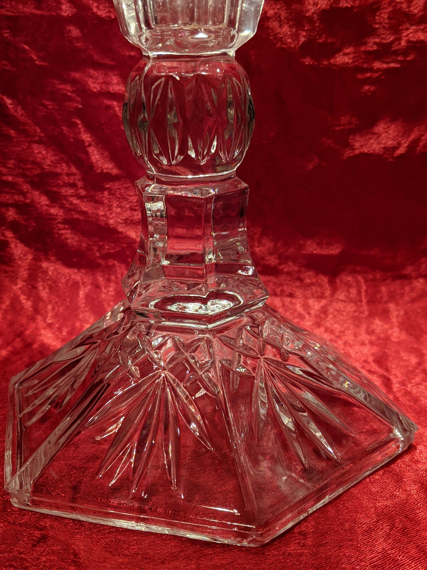 Shannon Crystal Lexington Hurricane Lamps (2)