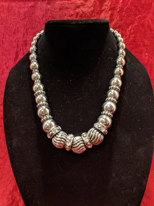 Chunky Southwest Silver Necklace