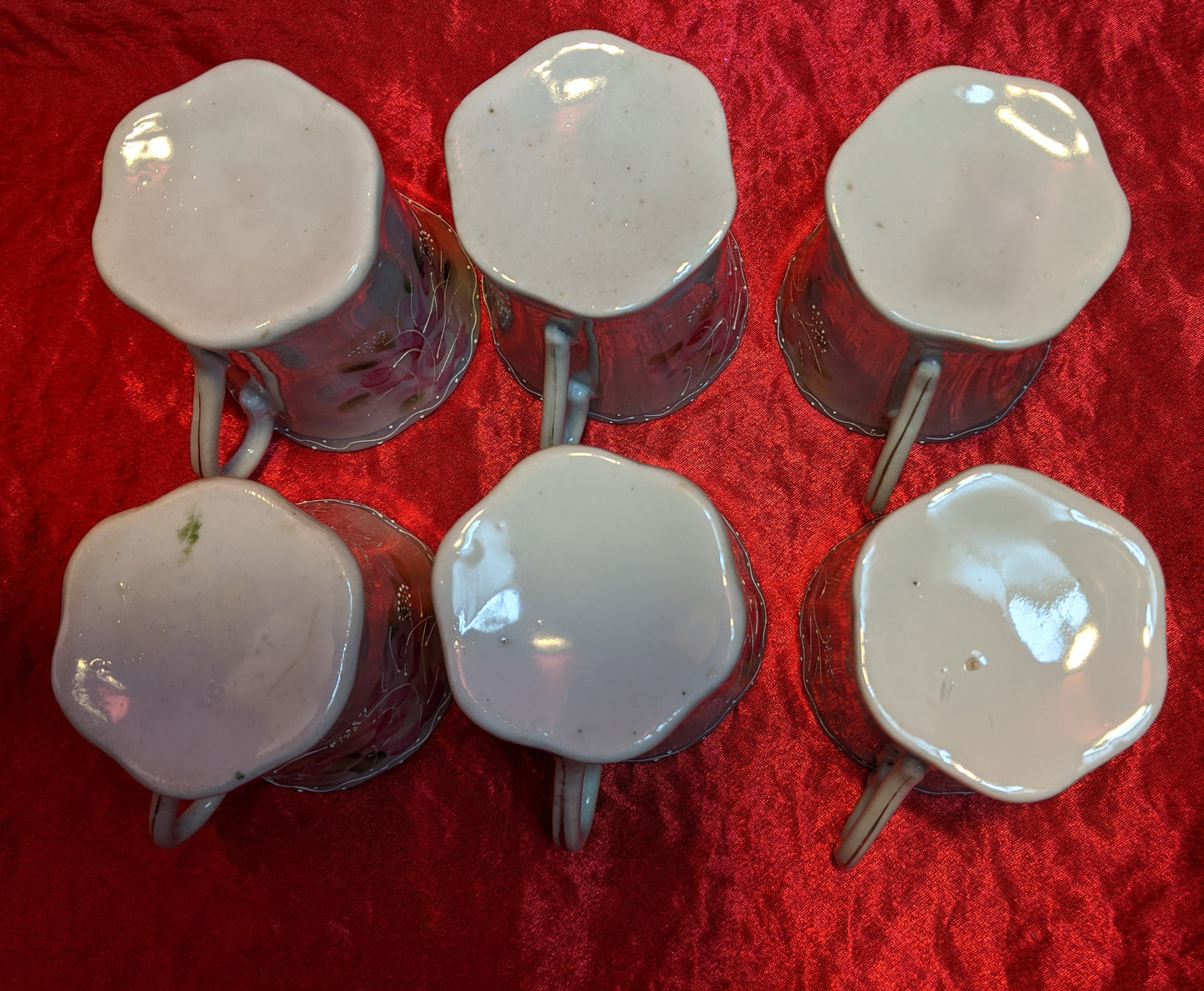 Antique Eggshell Nippon Chocolate Pot (13 pieces)