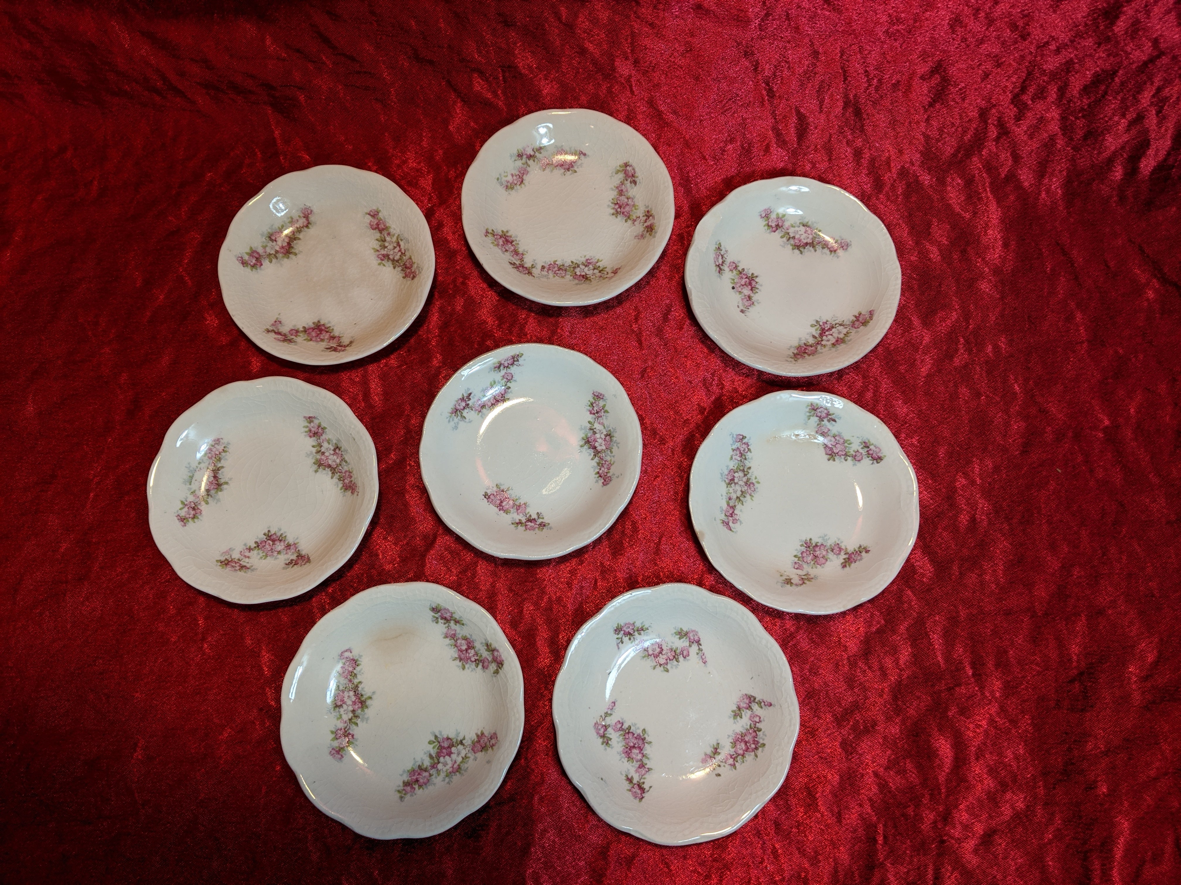 Antique Johnson Brothers England Butter Pats Plates (8) – Nauna's