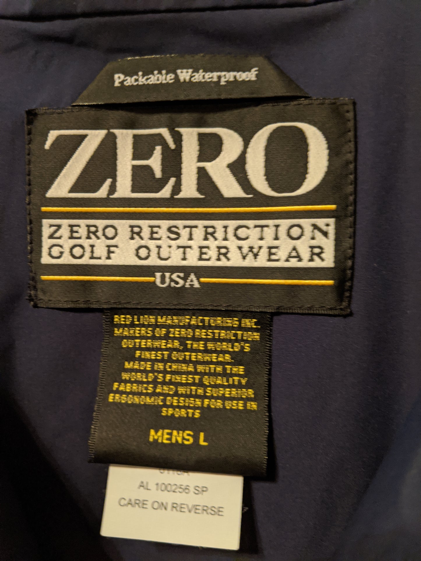 Zero Restriction Golf Outerwear