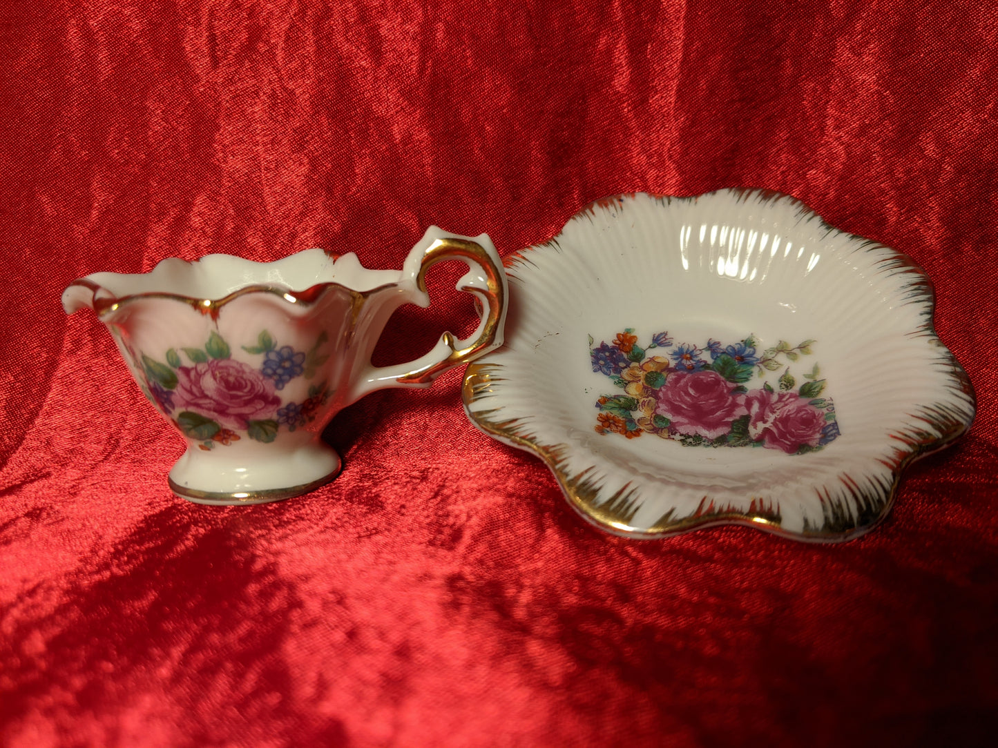 Norcrest Mini Teacup and Saucer