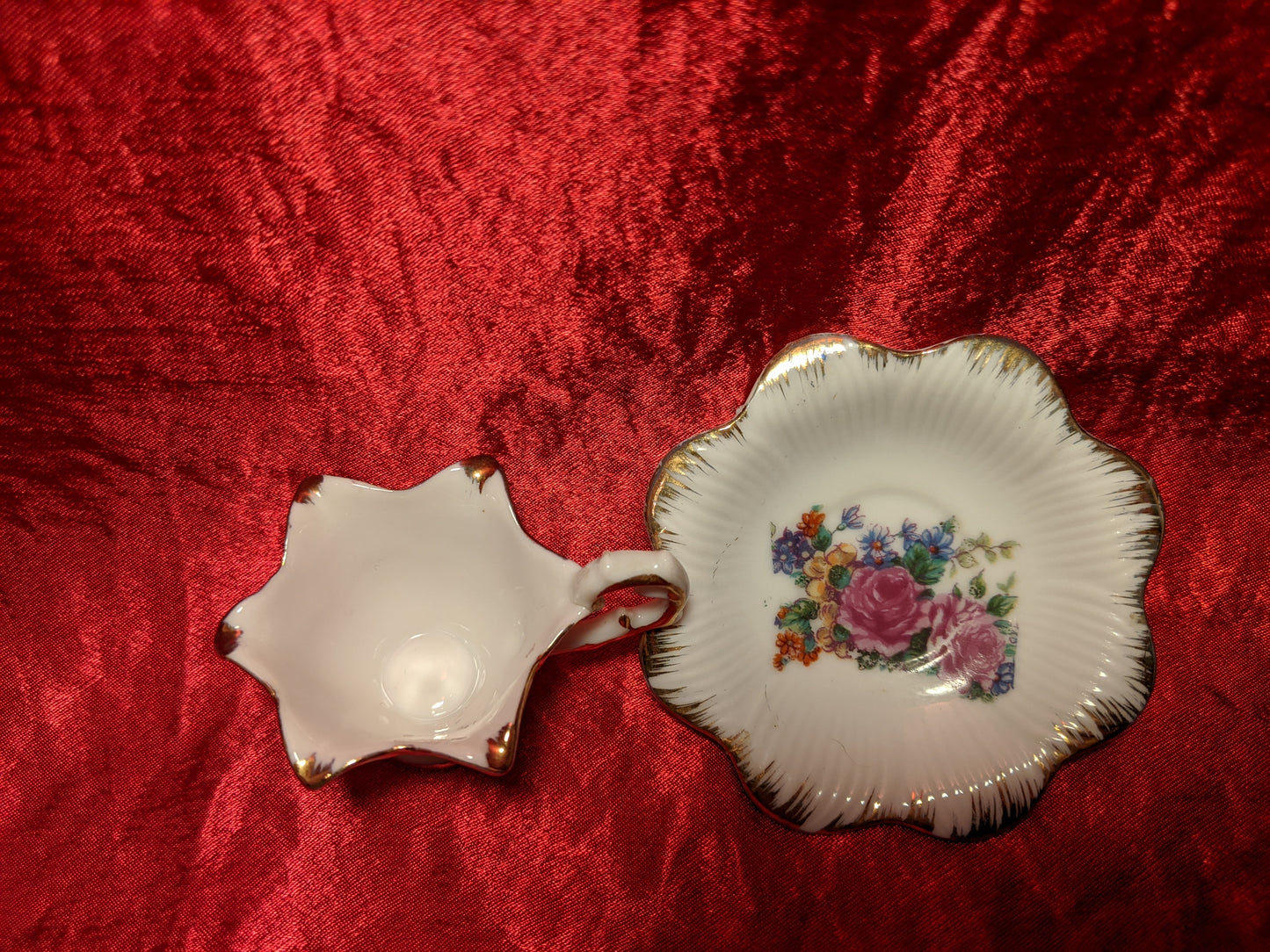 Norcrest Mini Teacup and Saucer