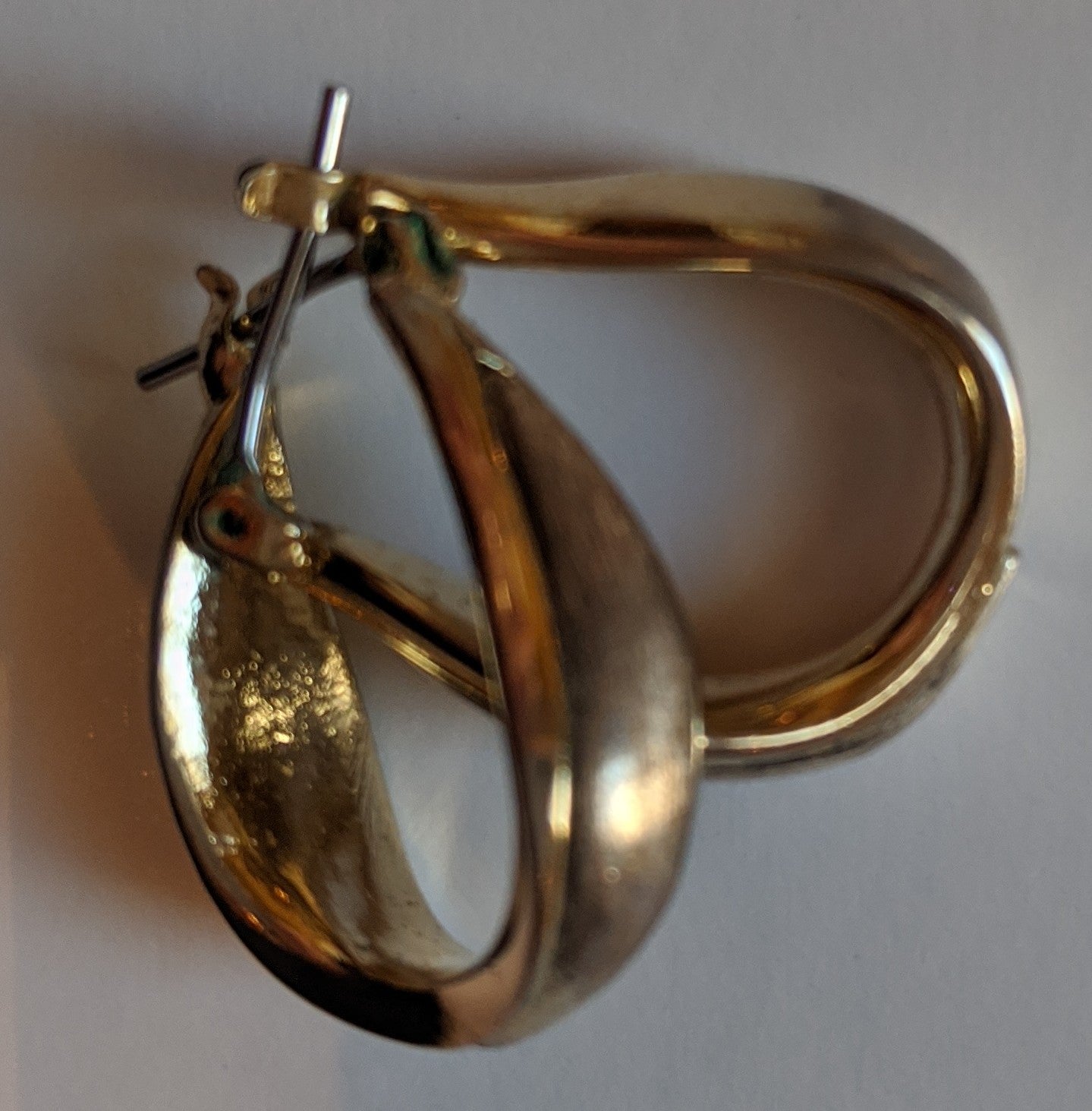 Gold Tone Hoop Earrings