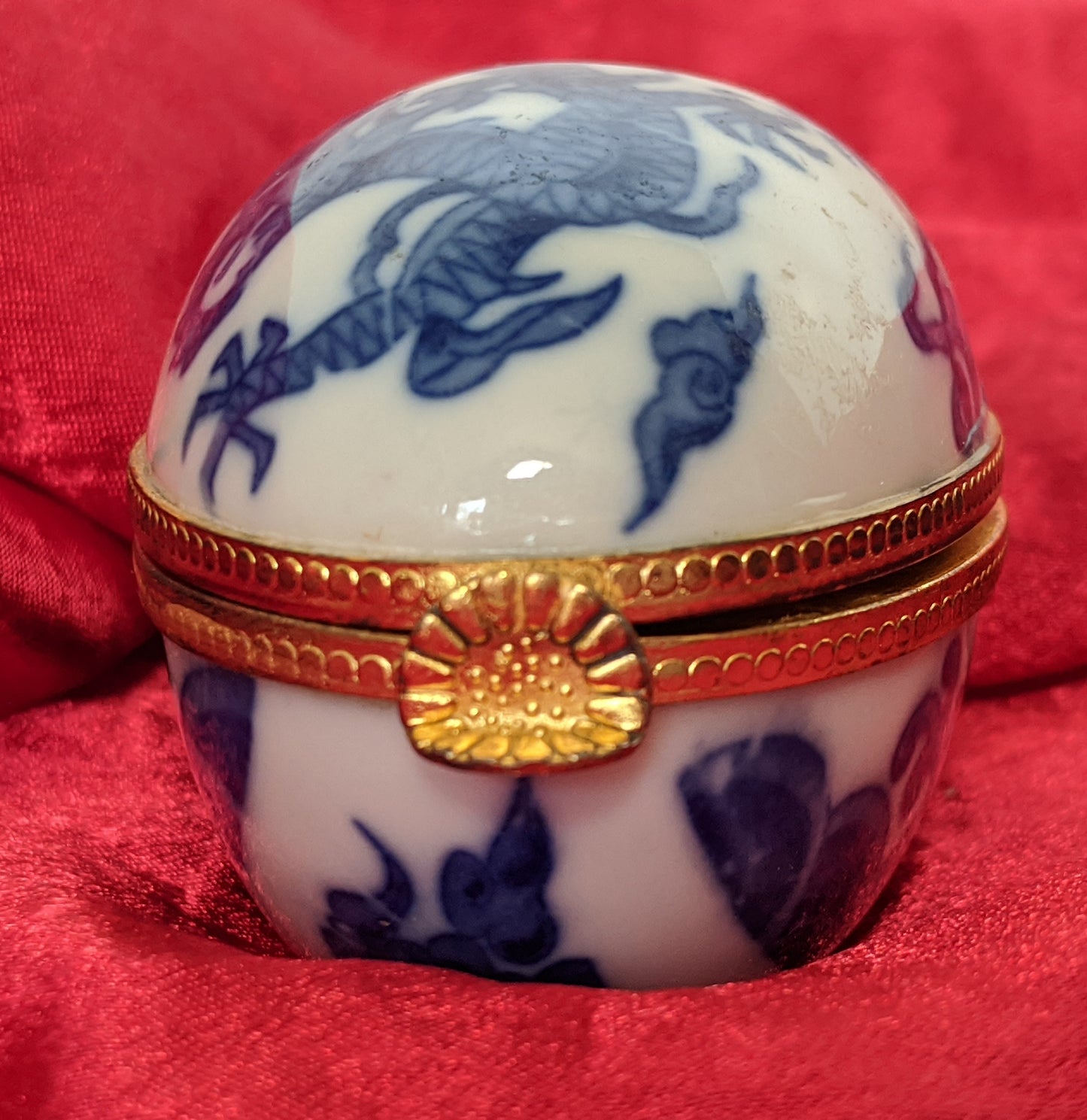 Neiman Marcus Porcelain Trinket Egg