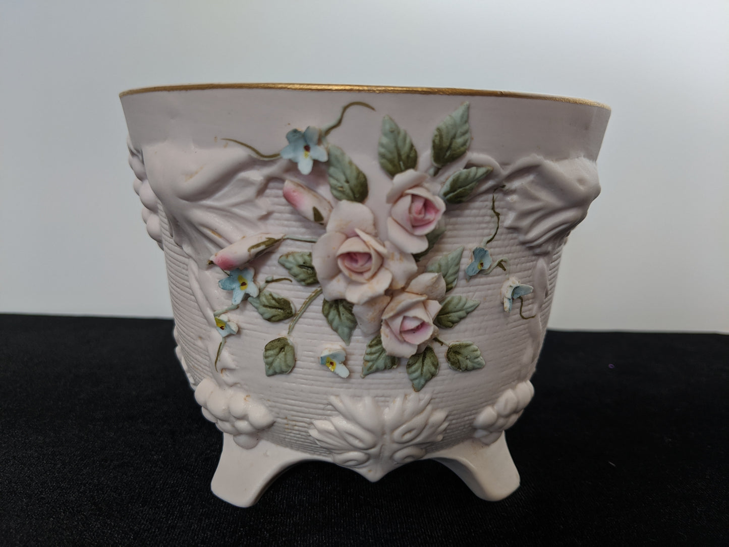 Lefton Hand Painted Pink Planter