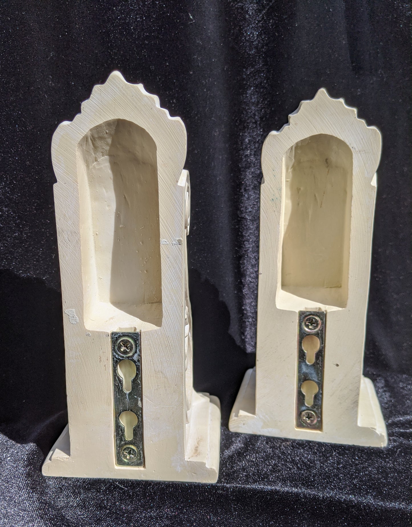 Vintage Pair of Decorative Scroll Drapery Corbels