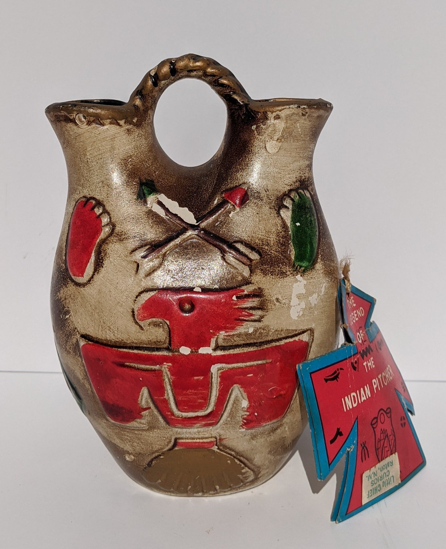 Indian Wedding Pitcher with original tag