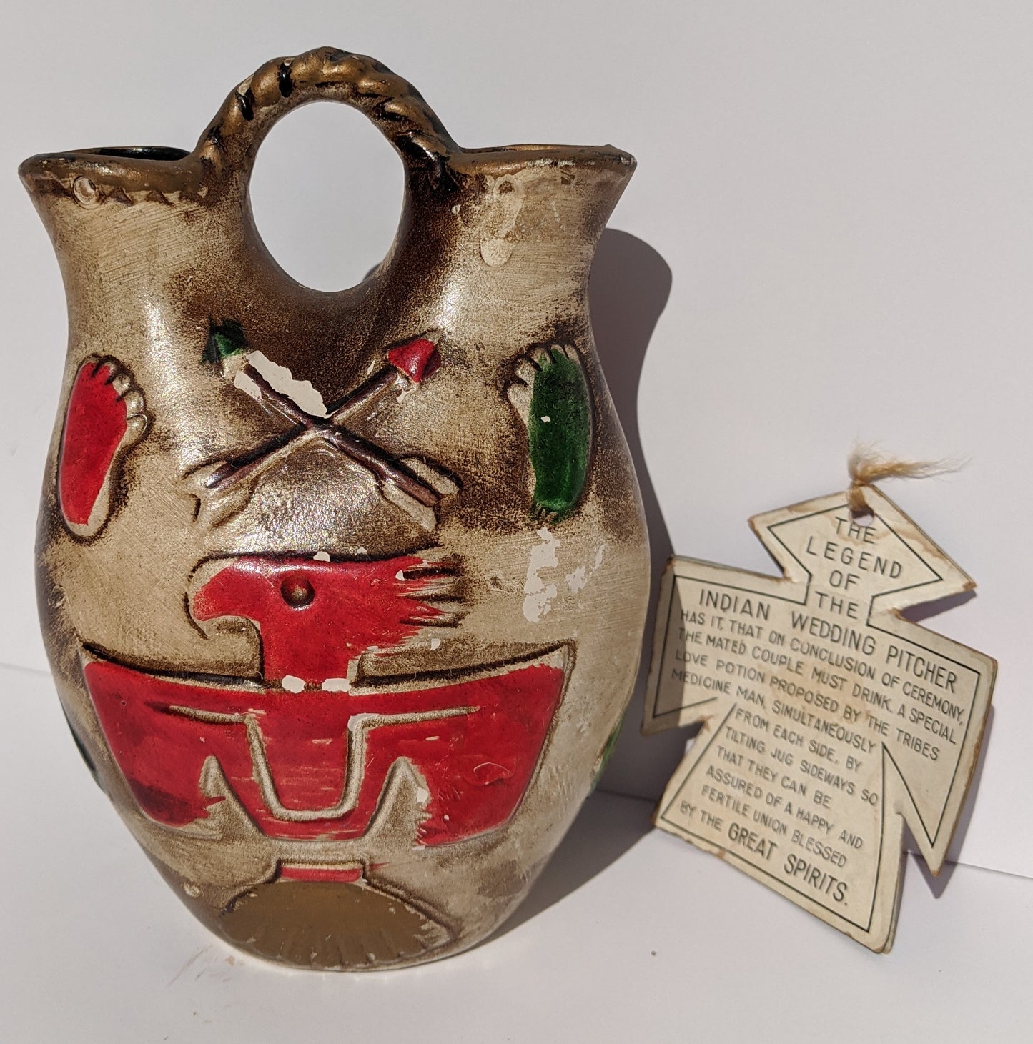 Indian Wedding Pitcher with original tag