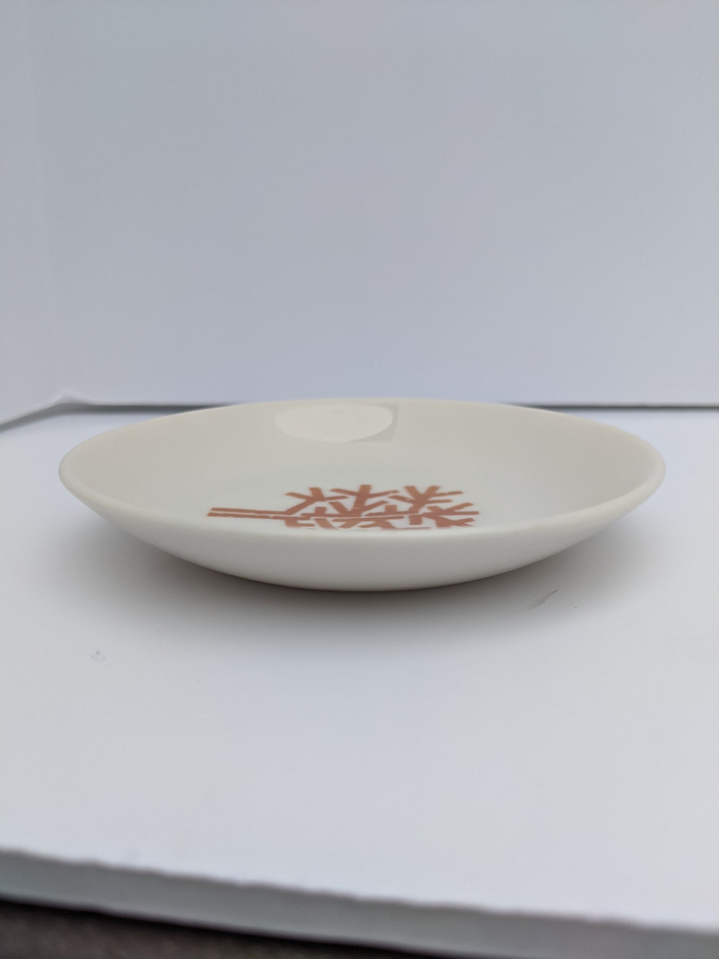 Sterling China Winter Tree Butter Pat/Ashtray