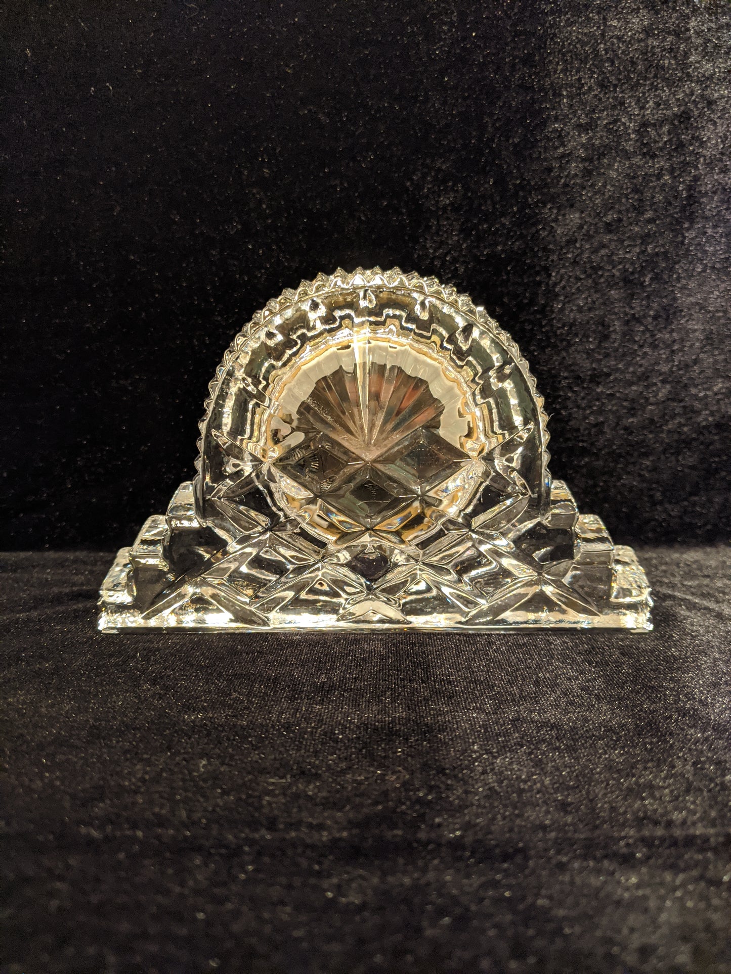 Shannon Crystal Mantle clock