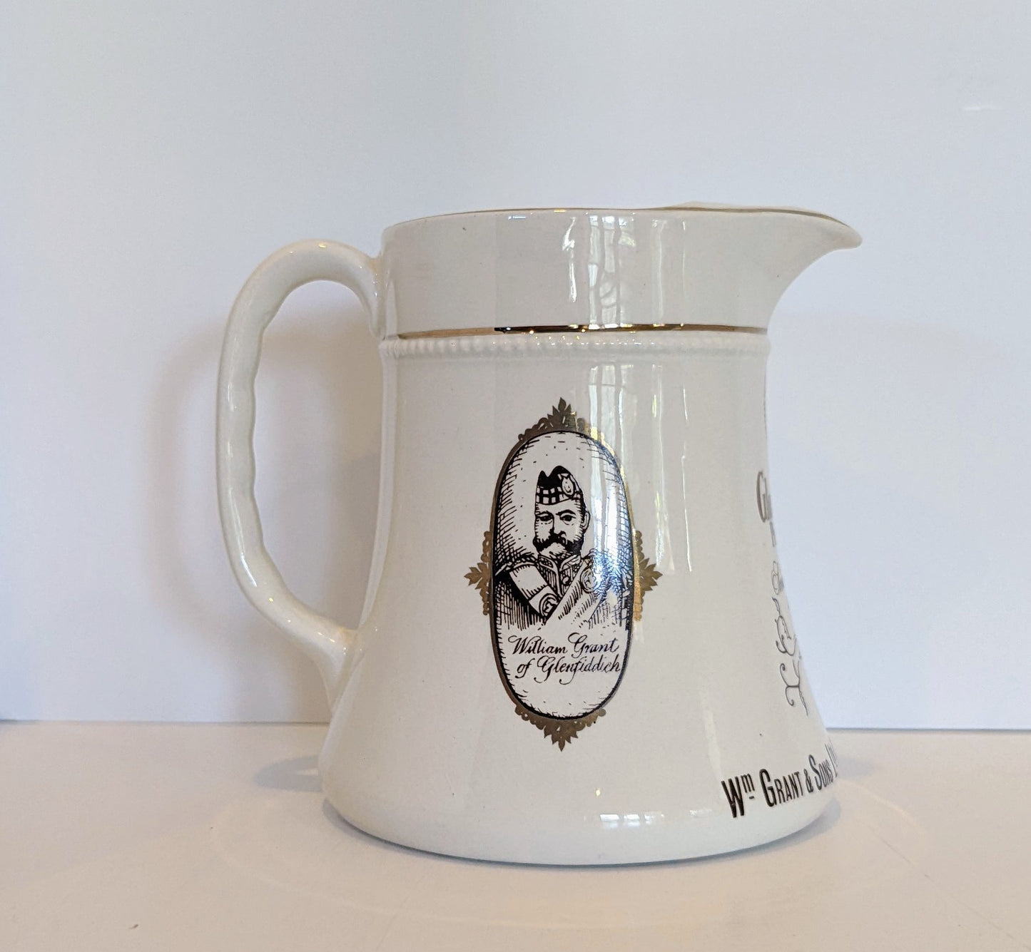 Mitcham Hancock Gorfield & Waller LTD Pure Malt Whiskey Pitcher