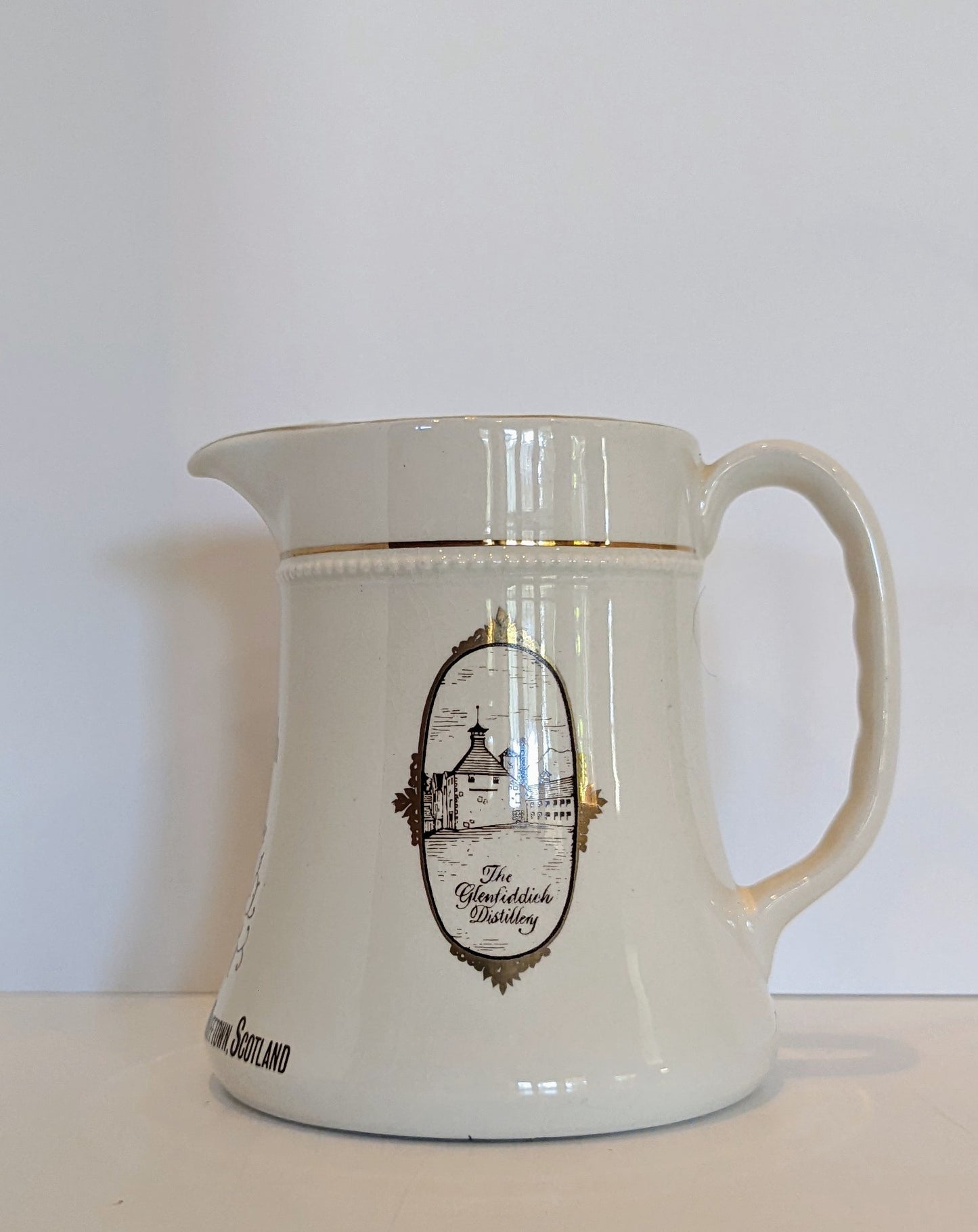 Mitcham Hancock Gorfield & Waller LTD Pure Malt Whiskey Pitcher