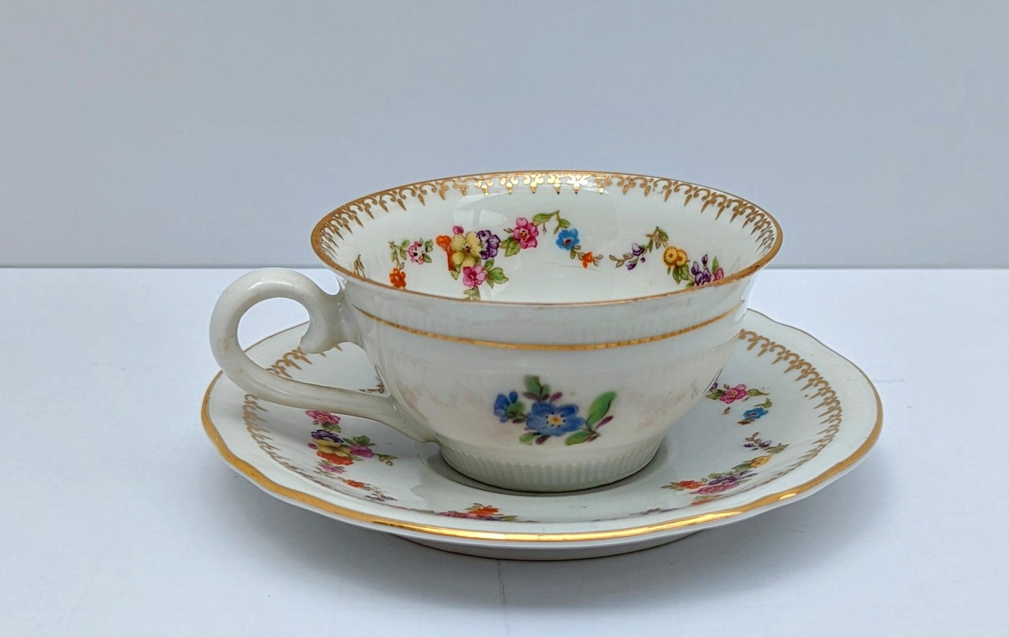 Bavaria Schumann Germany US Zone Demitasse Cup and Saucer