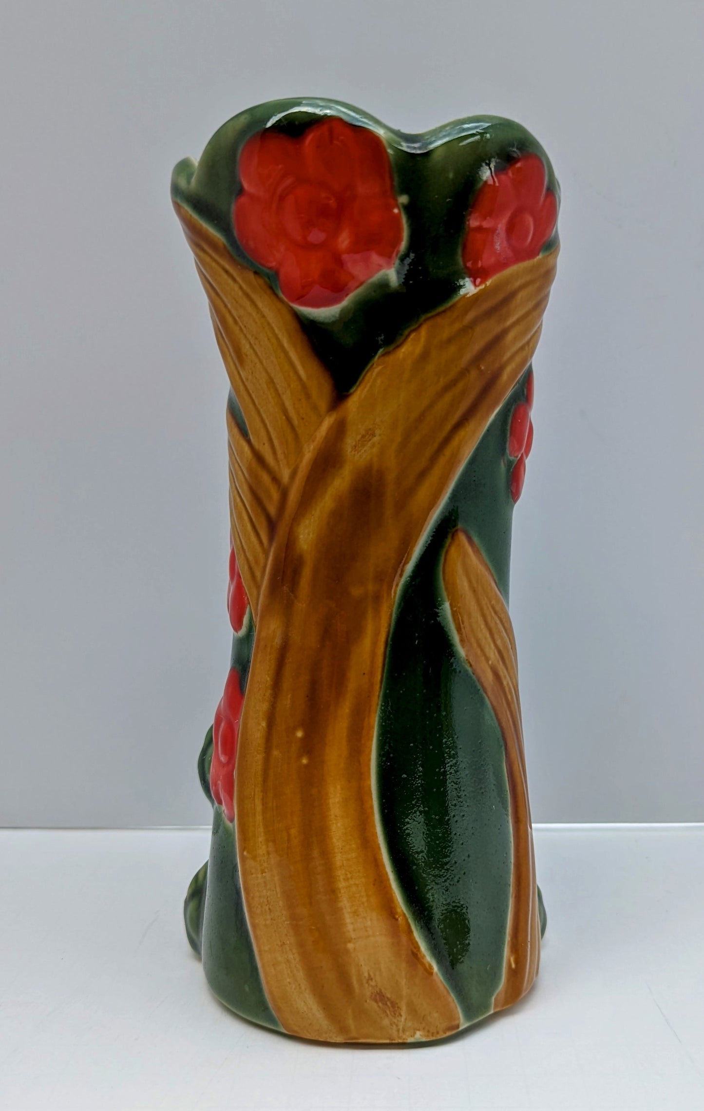 Majolica Elephant Vase