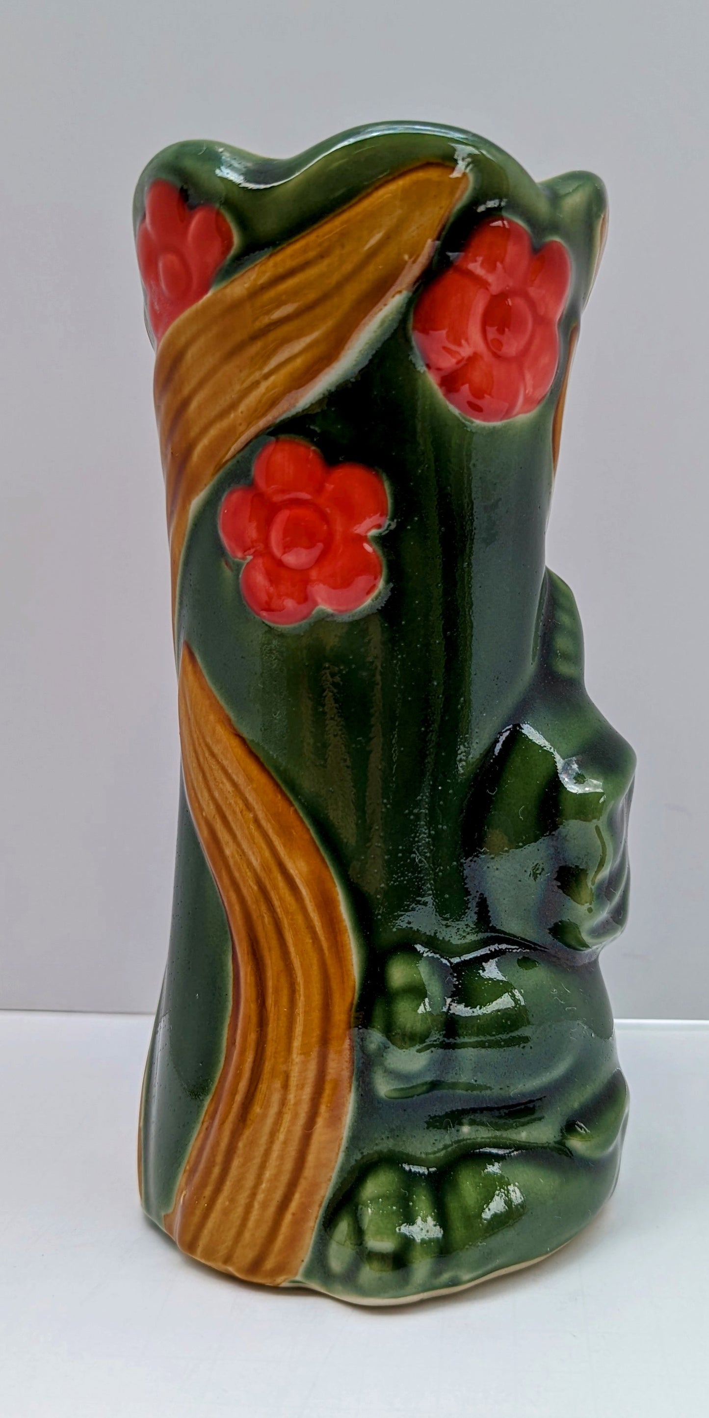 Majolica Elephant Vase