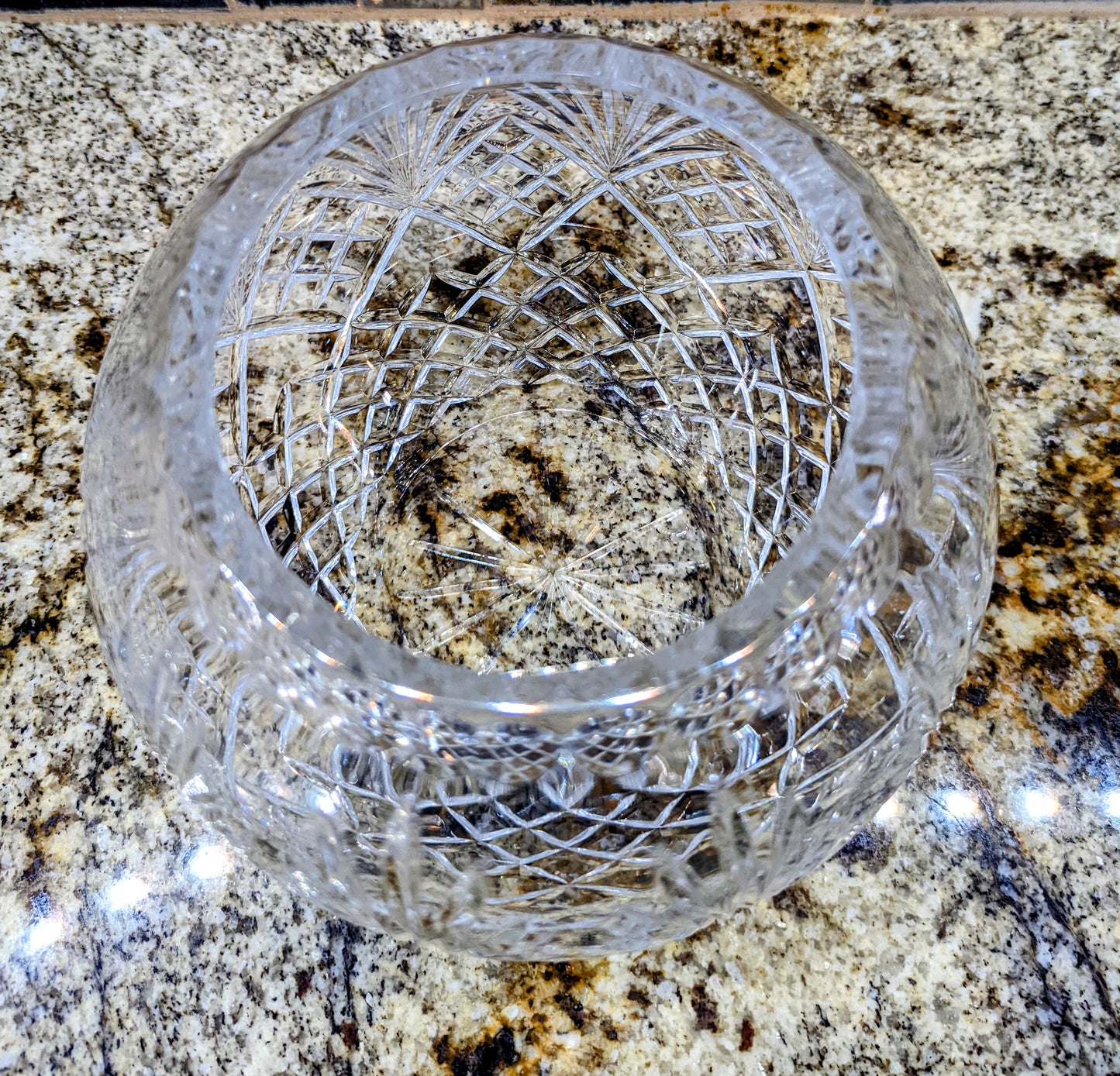 Crystal Rose Bowl Crystal Clear Ind.