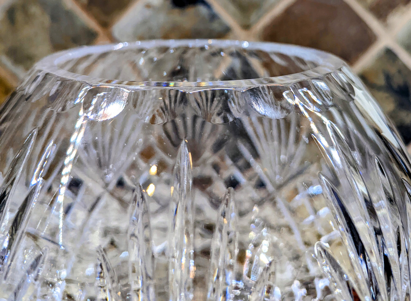 Crystal Rose Bowl Crystal Clear Ind.