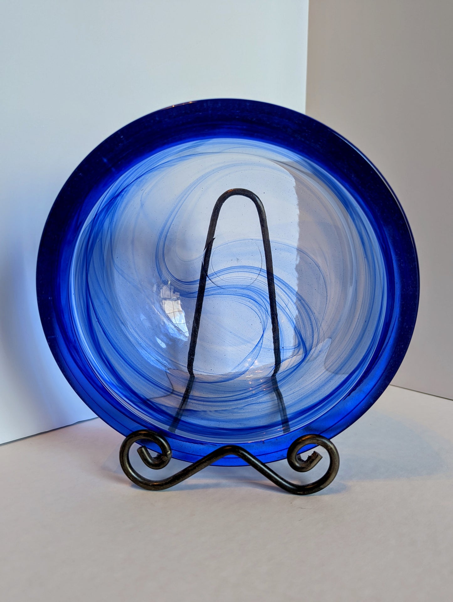 Cobalt Blue Swirl Atico Bowl