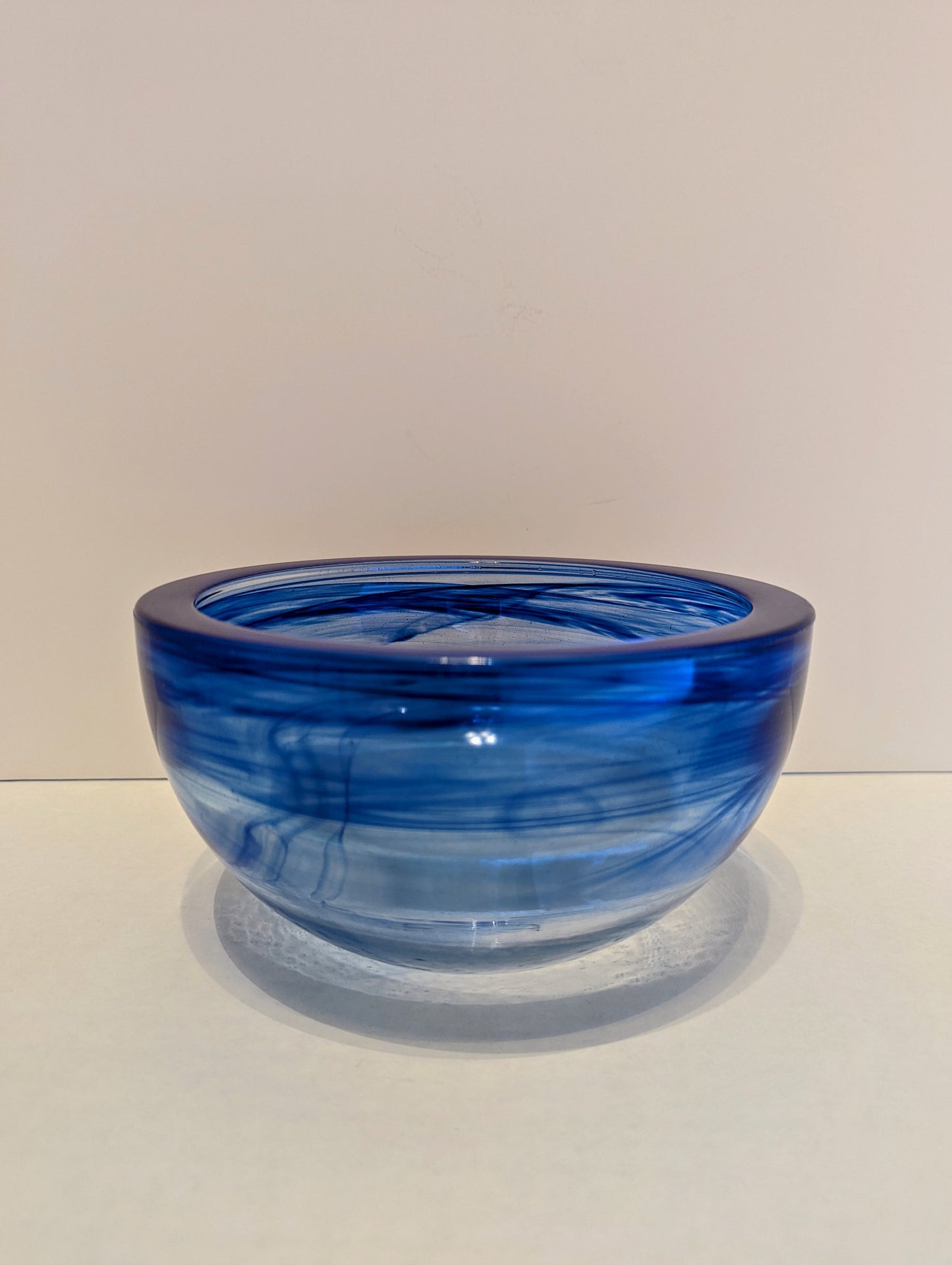 Cobalt Blue Swirl Atico Bowl