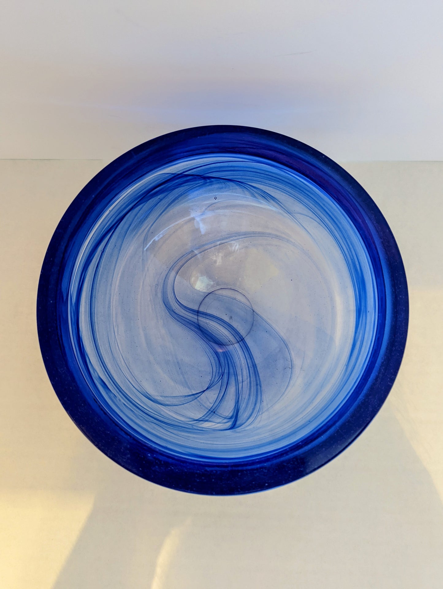 Cobalt Blue Swirl Atico Bowl