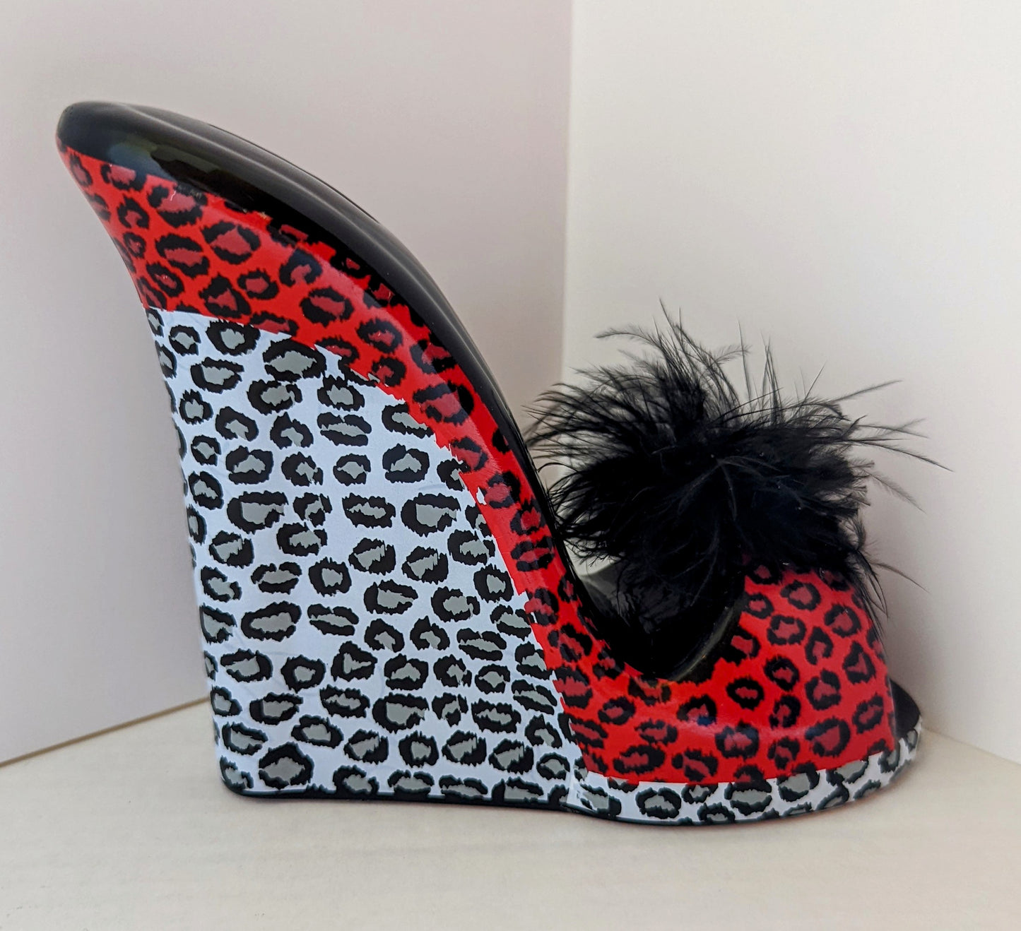 Stiletto Ceramic Shoe Coin Bank