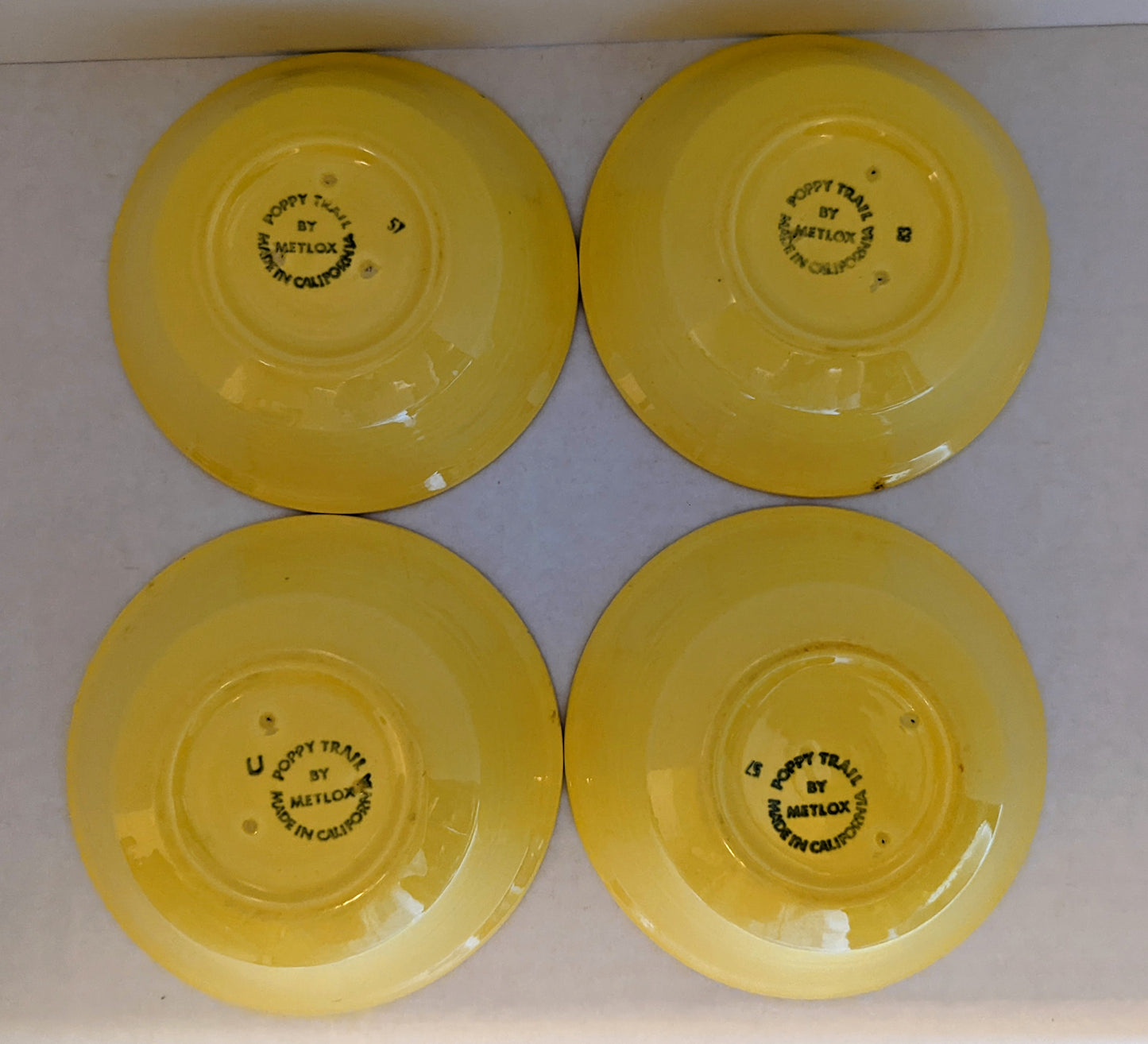 Metlox Vintage Poppy Trail Bowls 1970-74 (4)