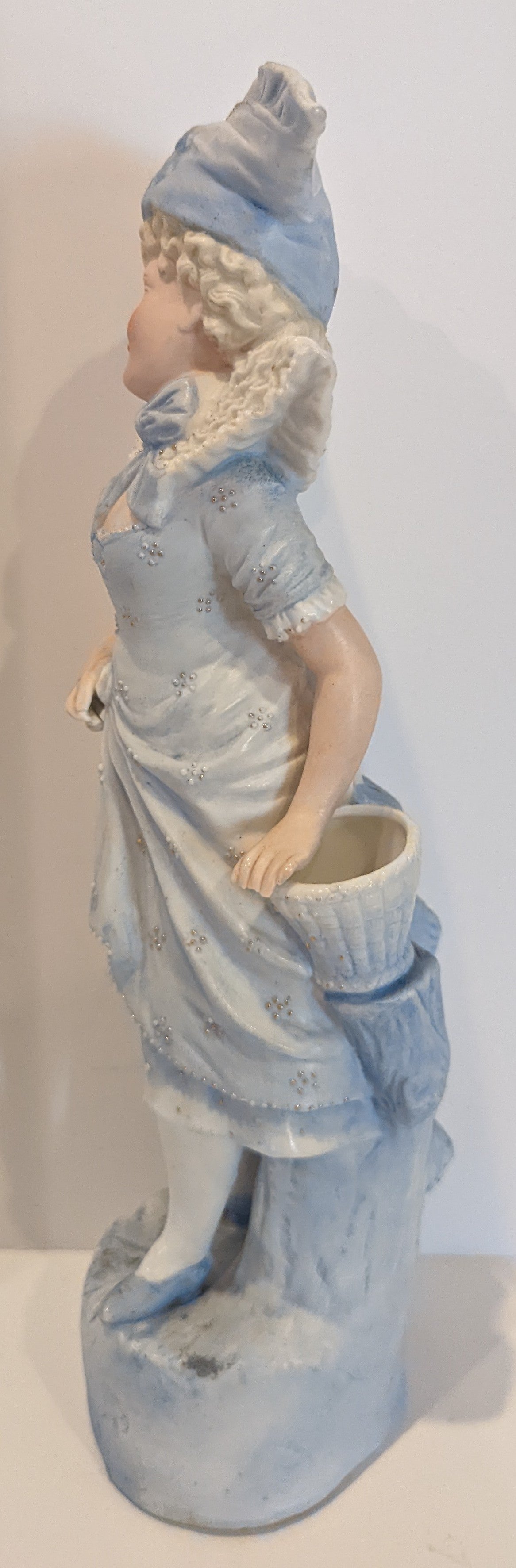 Bisque Vintage Woman Figurine