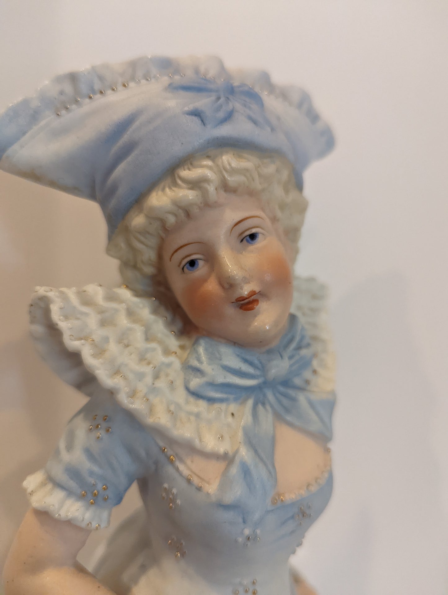 Bisque Vintage Woman Figurine