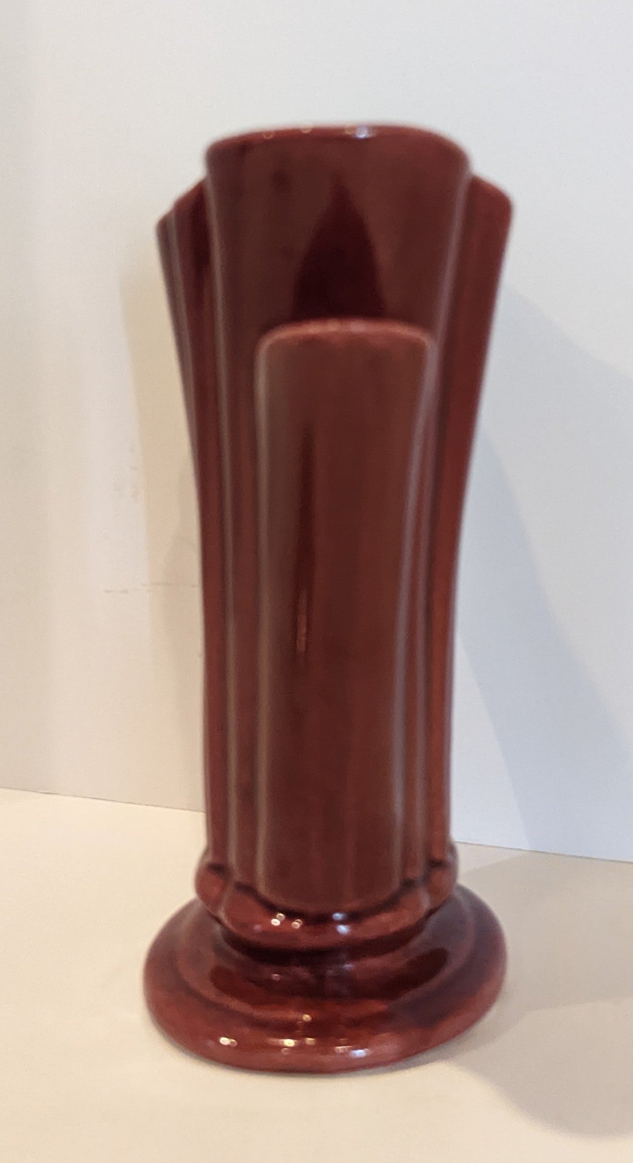 McCoy Vintage MCM Fan Vase