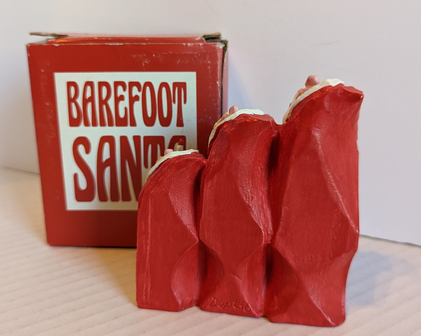 Vintage Barefoot Santa 4964-4 Candle