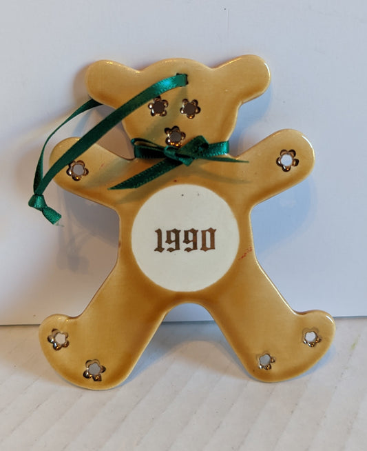 1990 Vintage Teddy Bear Ornament