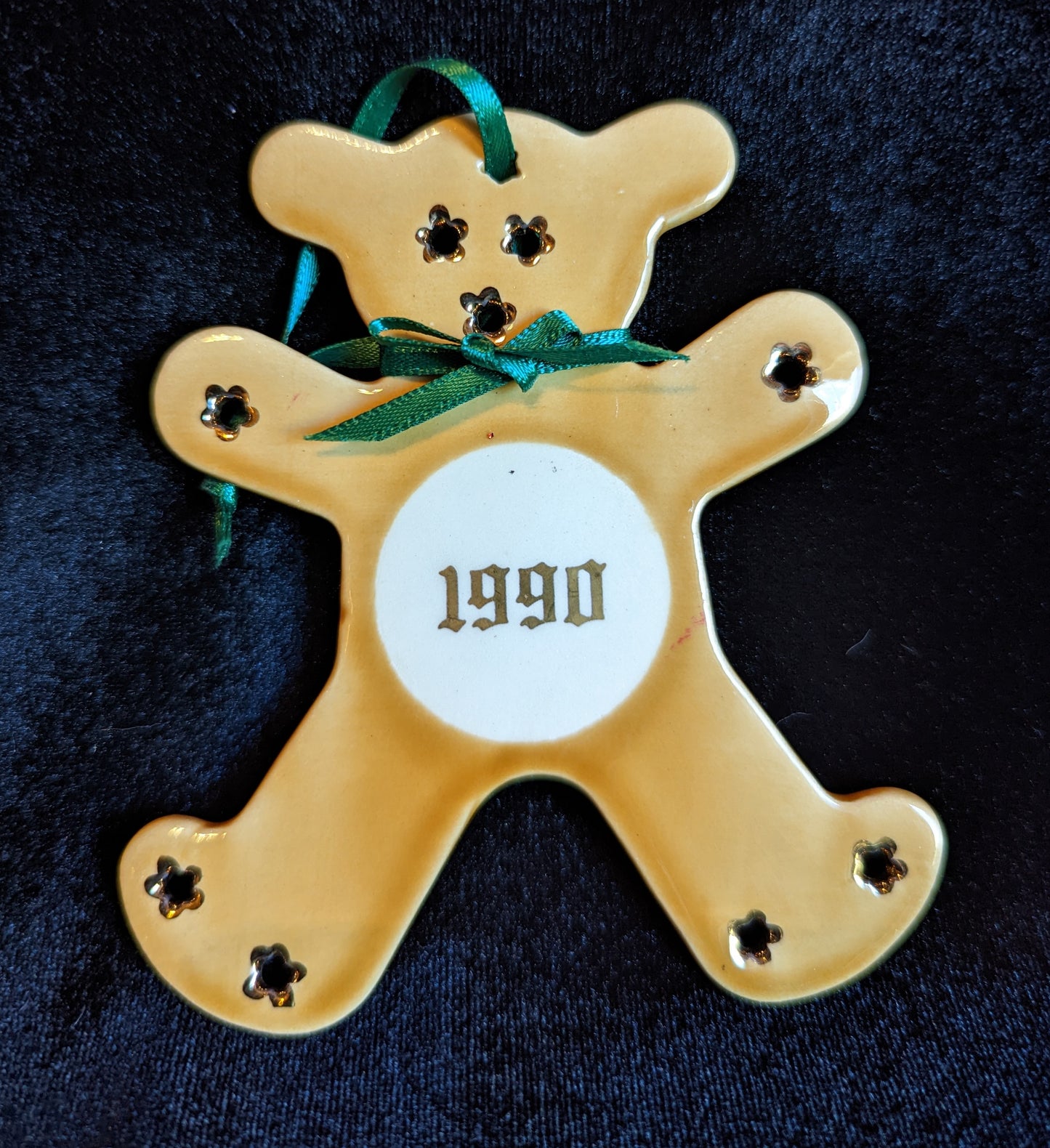 1990 Vintage Teddy Bear Ornament