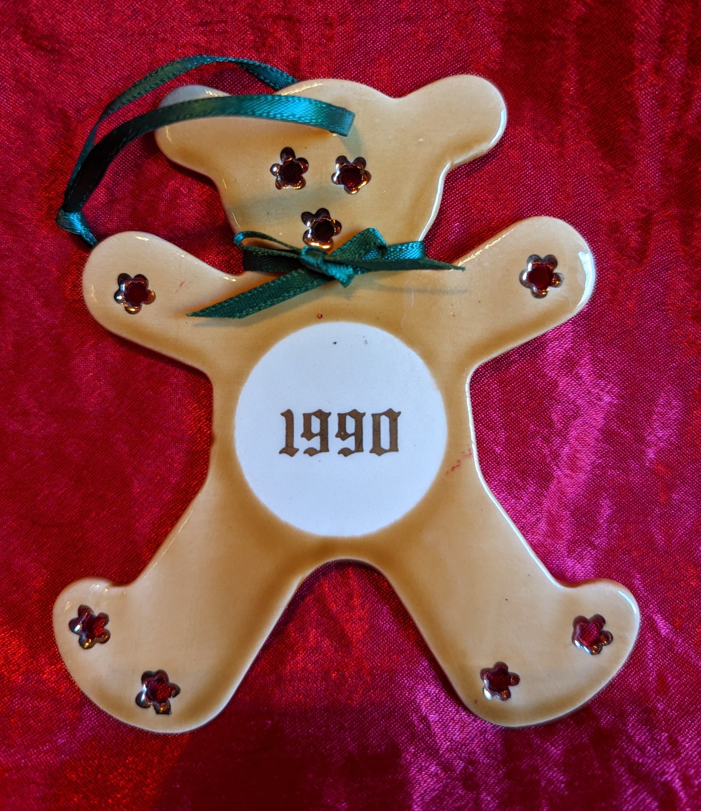 1990 Vintage Teddy Bear Ornament