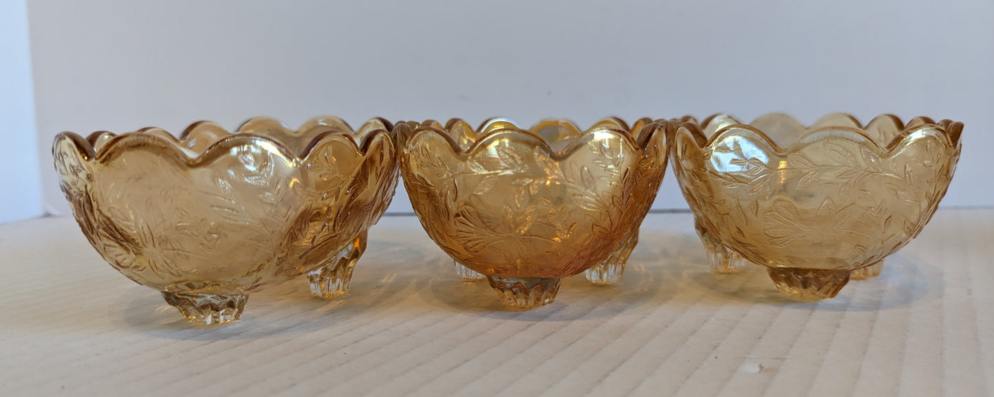 Jeannette Floragold Vintage Candy Dishes (3)